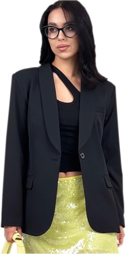 Womens Long Blazers for Work Slim Fit Jackets Casual Tailored Blazer for Women Business Office Lightweight Jacket