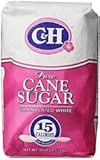 C&H, Pure Cane, Granulated White Sugar, 4 Lb (Pack of 2)