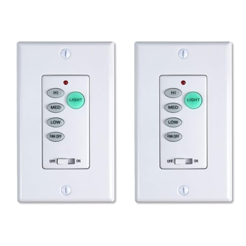 Ratou Universal Ceiling Fan Wall Control – 3-Speed, Wall-Mounted with