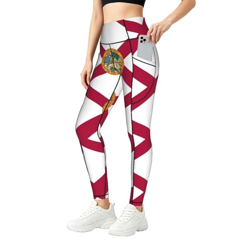 Leggings cómodos de mujer con bolsillos que no se bajan al entrenar al exterior