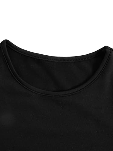 Image of Milumia Girl's 2 Piece Cut Out Crisscross Crop Tops Short Sleeve Tee Shirts
