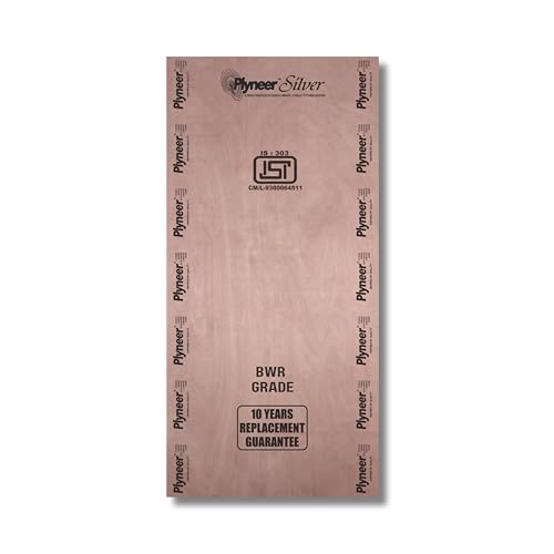 Image of Plyneer Silver BWR Grade Plywood - Premium Gurjan Wood for Bathroom & Kitchen Makeovers (16mm)-7ft x 4ft