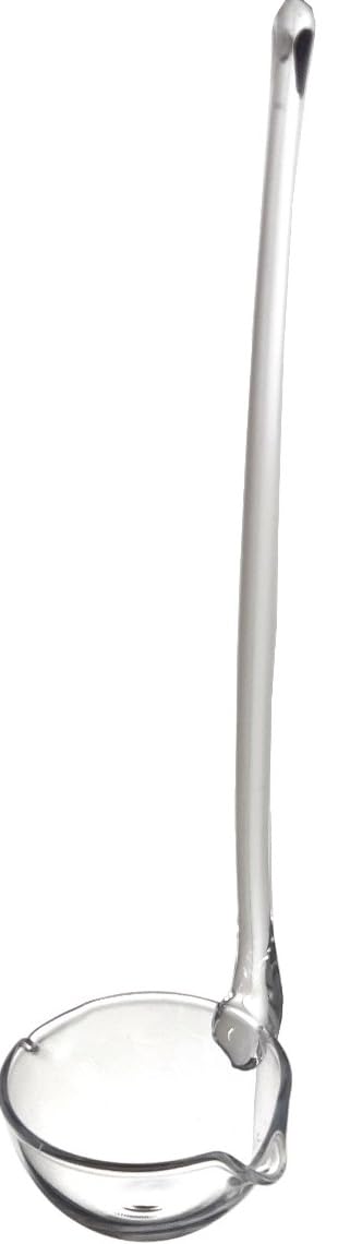 Glas Punschkelle Mit Ausgießer - 25cm Küchenlöffel Für Soßen & Cocktails
