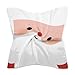 Santaclaus Christmas Face Silk Like Head Scarf for Women Bandana for Hair Wrapping Fashion Accessory Square Hair Scarves 18