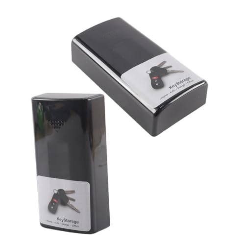 Ausi Gabinete magnético para llaves, esconda una llave en el exterior, soporte magnético fuerte debajo del coche, para el hogar, el garaje, la oficina, escondite