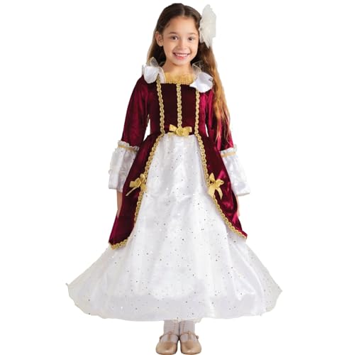 Disfraz de princesa renacentista para niñas X-Large