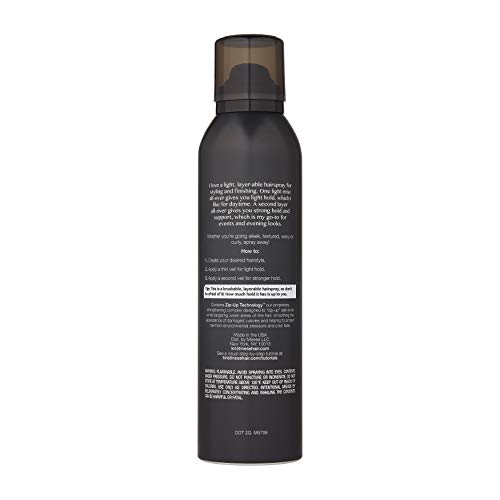 Image of Kristin Ess Hair Refine Signature Finishing Hairspray for Hair Styling - Flexible Hold, Brushable Texture, Style Support for Straight, Textured, Wavy or Curly hair, Vegan, 7.5 oz (Pack of 2)