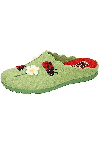 Preisvergleich Produktbild Manitu Home Damen 320090-71 Hausschuh, Hellgrün, 39 EU