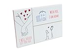 Photo Gallery ornamento romantico in ceramica con scritta "with you i am home" (piastrella uv-withyou) Photo Gallery ornamento romantico in ceramica con scritta "with you i am home" (piastrella uv-withyou)