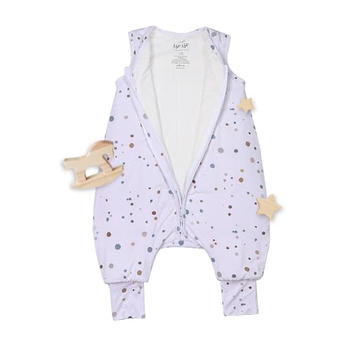 Image of Sleeveless Soft Baby & Toddler Sleeping Sack, Breathable with Adjustable Feet Cuffs & Anti-Slip Grip