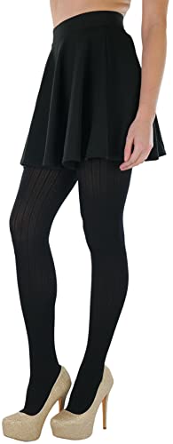 Image of ToBeInStyle Women's Nylon Solid Opaque Pantyhose Tights