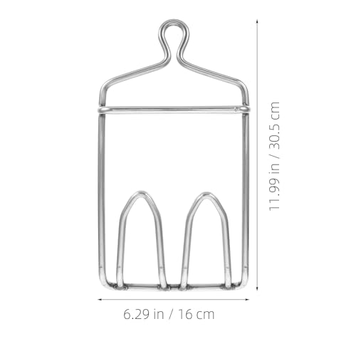 Gancho de acero inoxidable robusto con acabado pulido para colgar aves de corral 3