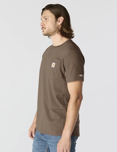 Image of Carhartt Men's Force Relaxed Fit Midweight Short-Sleeve Pocket T-Shirt