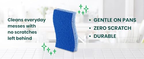 Image of Scotch-Brite ocelo Non-Scratch Foam Scrubber, 16 Count