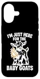 Funny I'm just here for The Baby Goats Case for iPhone 17