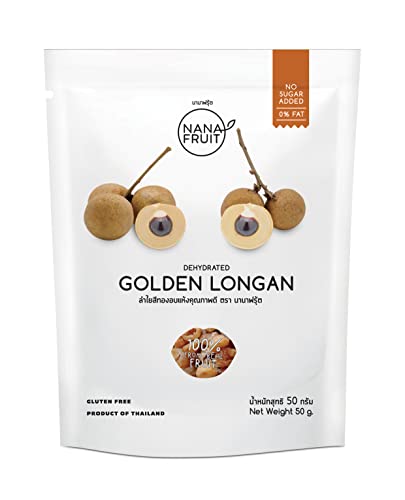 Nana Fruit, Dehydrated Golden Longan, 50 Gram [Pack Of 2 Pieces] #TOP5