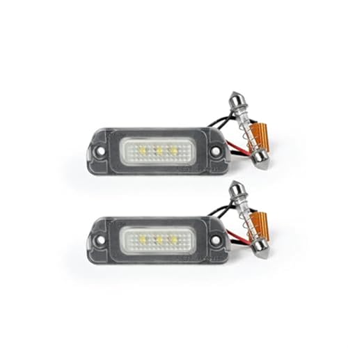 Luz blanca para matrícula de coche ML280 GL350 bombilla trasera LED