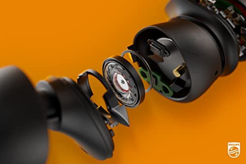 Image of Philips GO A7507 Wireless Sports Headphones with Noise Canceling Pro (ANC), Bluetooth Multipoint and Bone Conduction Microphones for Crystal-Clear Calls, Black