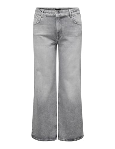 ONLY Carmakoma Carjuicy pantalon denim large femme taille haute tendance