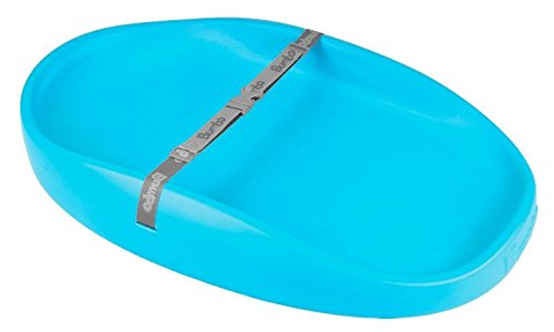 Bumbo BMB601 Changing Pad Wickelauflage tragbar mit Sicherheitsgurten, Blau