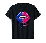 Photo Gallery labbra con bandiera bisessual pride bisessuale maglietta Photo Gallery labbra con bandiera bisessual pride bisessuale maglietta