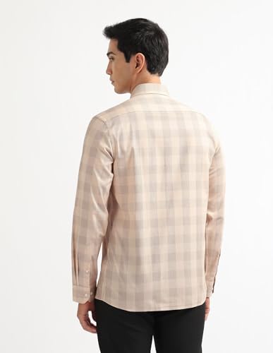 Image of Arrow Beige Formal Shirt ARAEOSH3158