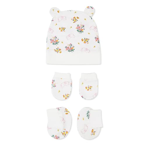 Image of Haus and Kinder Baby Gift Set - Pack of 5: Ultimate Newborn Bundle with Onesie, Bib, Cap, Mittens & Booties - Perfect Essentials for Infants | Hippity Hop