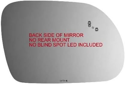 Compatible with 2020-2023 Kia Soul Driver Side Mirror Glass w/Blind Spot Icon Symbol, No Rear Mount