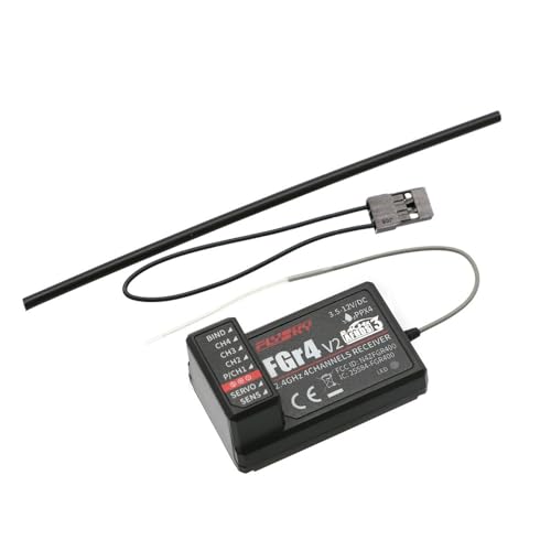 FGr4 V2 AFHDS3 2.4G 4CH-mottagare 3,5-12V PWM/PPM/i.Bus/s.bussutgång kompatibel med Flysky-sändare