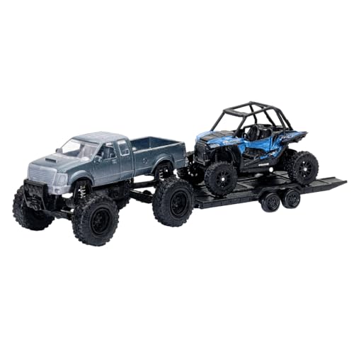 New-Ray Toys 4X4 Pick-Up Truck & Polaris RZR Set miniatura 1