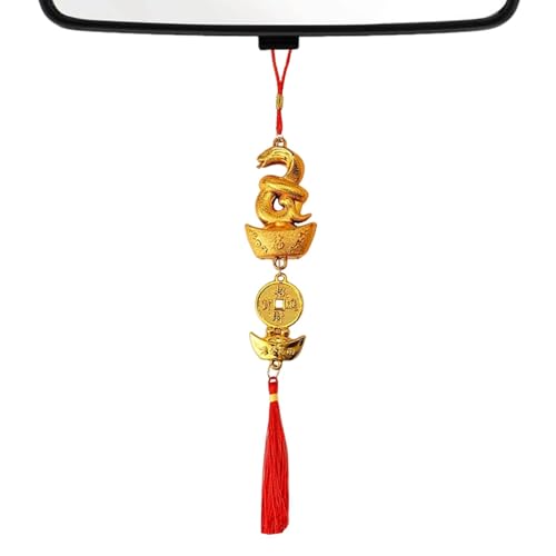 Chinees Nieuwjaar Snake - Santing Nieuwjaar Decoraties Lingot Charme, Grappige Chinese Nieuwjaarsdecoraties | 2025 Jaar van Pilates Snake Hanger, Pantan Balkons