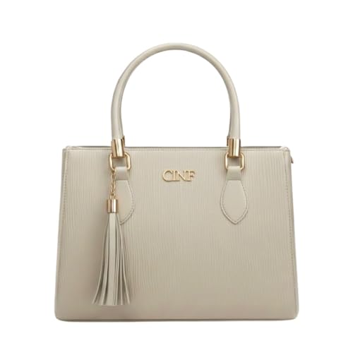 Bolsa Feminina De Ombro Alça De Mão E Transversal De Lado (Marfim)