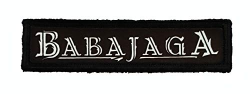 1x4 New Baba Yaga Morale Funny Tactical Military Patch Hook and Loop Made in The USA