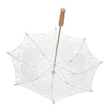 Parfait pour : ce parasol en dentelle de mariée ajoute une touche d'élégance à la tenue de toute mariée, ce qui le rend idéal pour les mariages, les enterrements de vie de jeune fille et les cérémonies romantiques