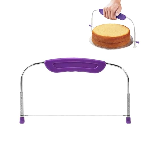 JYNXOR Lisseur Gateau Patisserie,Coupe Gateau Patisserie,Réglable Séparateur de Gâteaux,Coupe-Gâteau,Patisseries Accessoire,Aide à La Coupe de...