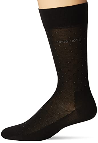BOSS Men's George Mercerized Cotton Pin Dot Dress Sock