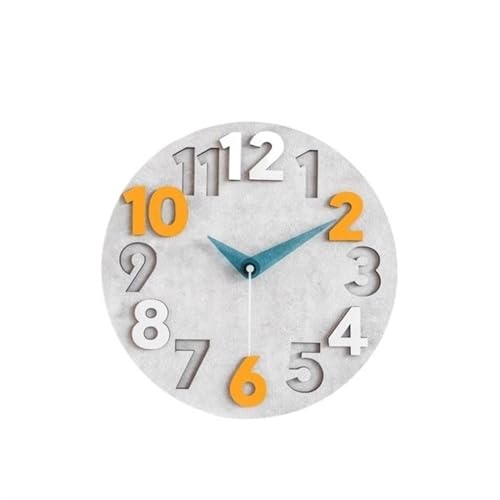 Horloge de maison silencieuse grand format avec mécanisme de haute précision