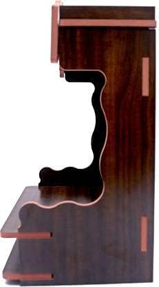 Templo de madera Pooja compacto para optimizar altar de hogar 4