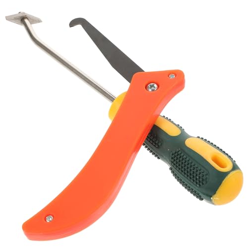 Hoement Raspador De Lechada y Herramienta De Extracción Para Juntas De Azulejos, Set De 2 Piezas Punzón Pequeño Para Limpieza En Esquinas y Grietas Del Hogar
