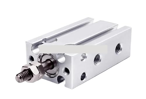 Vérin pneumatique compact CDUK16 XC8 en aluminium anodisé haute précision