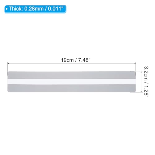 PATIKIL Guided Reading Strips, 36pcs Tracking Highlight Colored Overlay Bookmark Reduce Visual Stress Teacher Teaching Supply for Classroom, Clear - Image 2