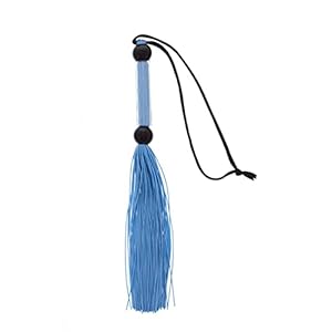 Gp silicone flogger whip blue