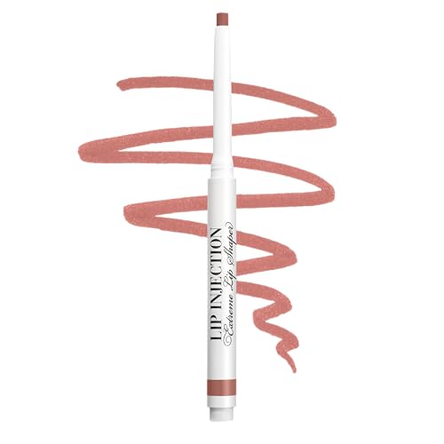 Too Faced Lip Injection Extreme Lip Shaper | Plumping, Waterproof, Liner Pencil, 0.01 Ounce, Puffy Nude