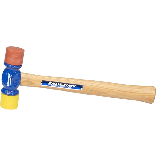 VAUGHAN Soft Face Hammer, American High Carbon Steel Head, 12 oz, Made In The USA, SF12, VN19410 - Thumbnail 7