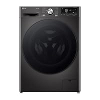 LG W4WR70E6YB, Frontlader-Waschtrockner 11-6 kg, Klasse A/D, 60x62x85 cm, Wi-Fi, AI Direct Drive, Tiefenreinigung mit Dampf, TurboWash 360, Große Kapazität, Außentür aus gehärtetem Glas, Schwarz – Ansicht 1