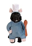Disney Pixar Ratatouille Remy Dog Costume | Pet Outfit with Chef Hat and Spoon for Halloween, Dress Up S