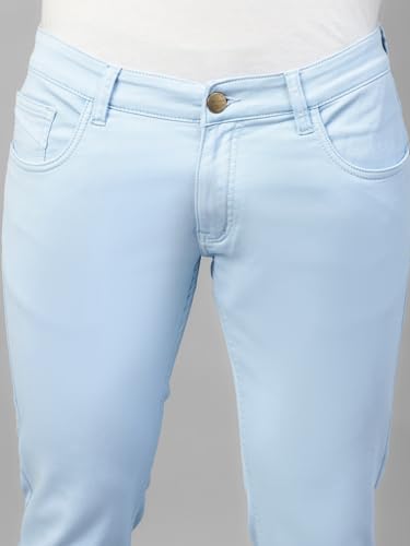 Image of Allen Cooper Regular Comfortable Mid Rise Denim Jeans for Men
