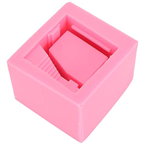 Candy Mold Zeep Siliconen Mal 3D Huis Villa Vorm Bloem-Pot-patroon voor Cake/Handgemaakte Zeep Vloeistof - Image 4