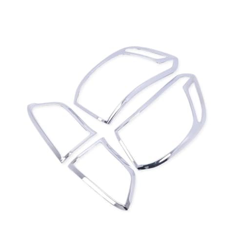 Protector de luz trasera para Jeep Compass 2017-2023 con acabado cromado 2