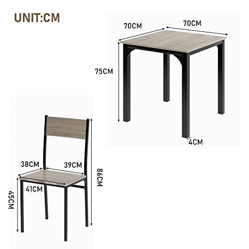 Mesa de comedor con 2 sillas solucion de espacio para apartamentos pequenos y zonas de paso 7